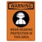 Signmission OSHA WARNING Sign, Wear Hearing Protection, 10in X 7in Rigid Plastic, 7" W, 10" H, Portrait OS-WS-P-710-V-13732 - alternate 1